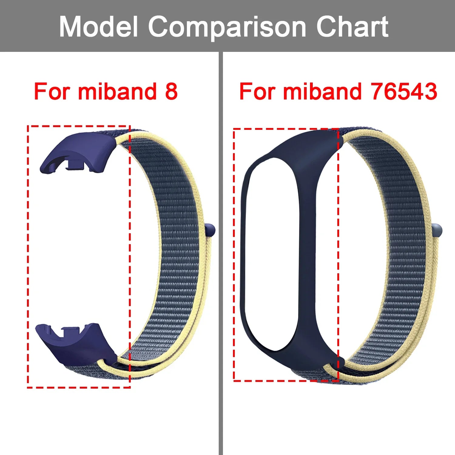 Nylon Loop for xiaomi Mi Band 9 8 Strap NFC SmartWatch Wristband Correa Replacement sport pulsera for Miband 7 6 5 4 3 Bracelet Lootquake LLC