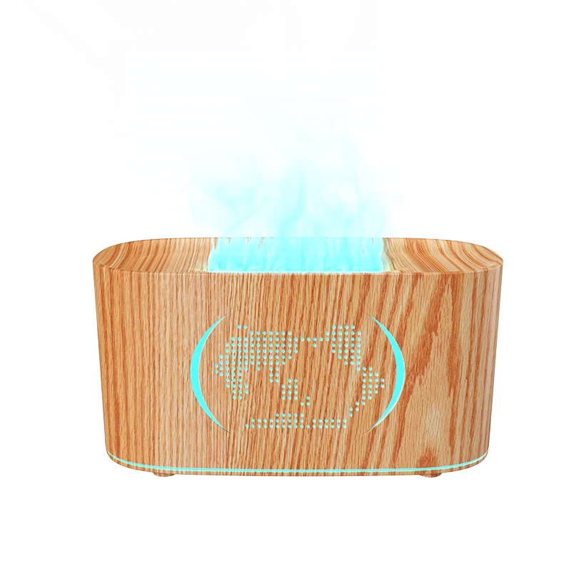 Map Humidifier Colorful Gradient Flame Aroma Diffuser Home Hotel Desktop USB Air Humidification Lootquake LLC
