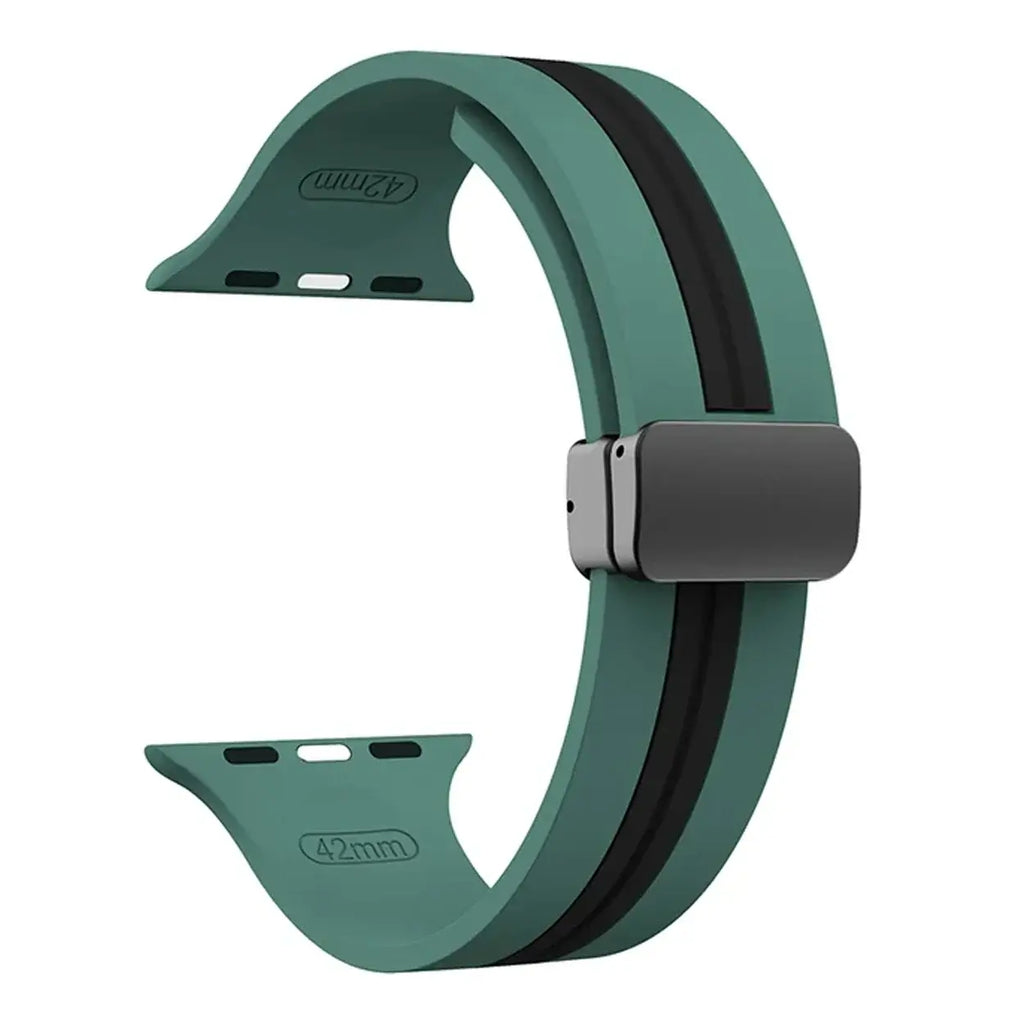 Apple Watch Silicone Strap - Durable Magnetic Closure Design - SJB-DIAMOND ELITES