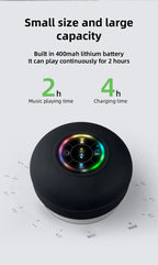 Mini Bluetooth Speaker Waterproof Bathroom Audio Wireless Shower Speakers RGB Light for Phone Soundbar Hand Free Car Loudspeaker Lootquake LLC