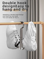 Household Shoes Drying Rack Balcony Foldable Shoe Hanger Clothing Hook Sneaker Rack Home Storage Lundary Tools Lootquake LLC