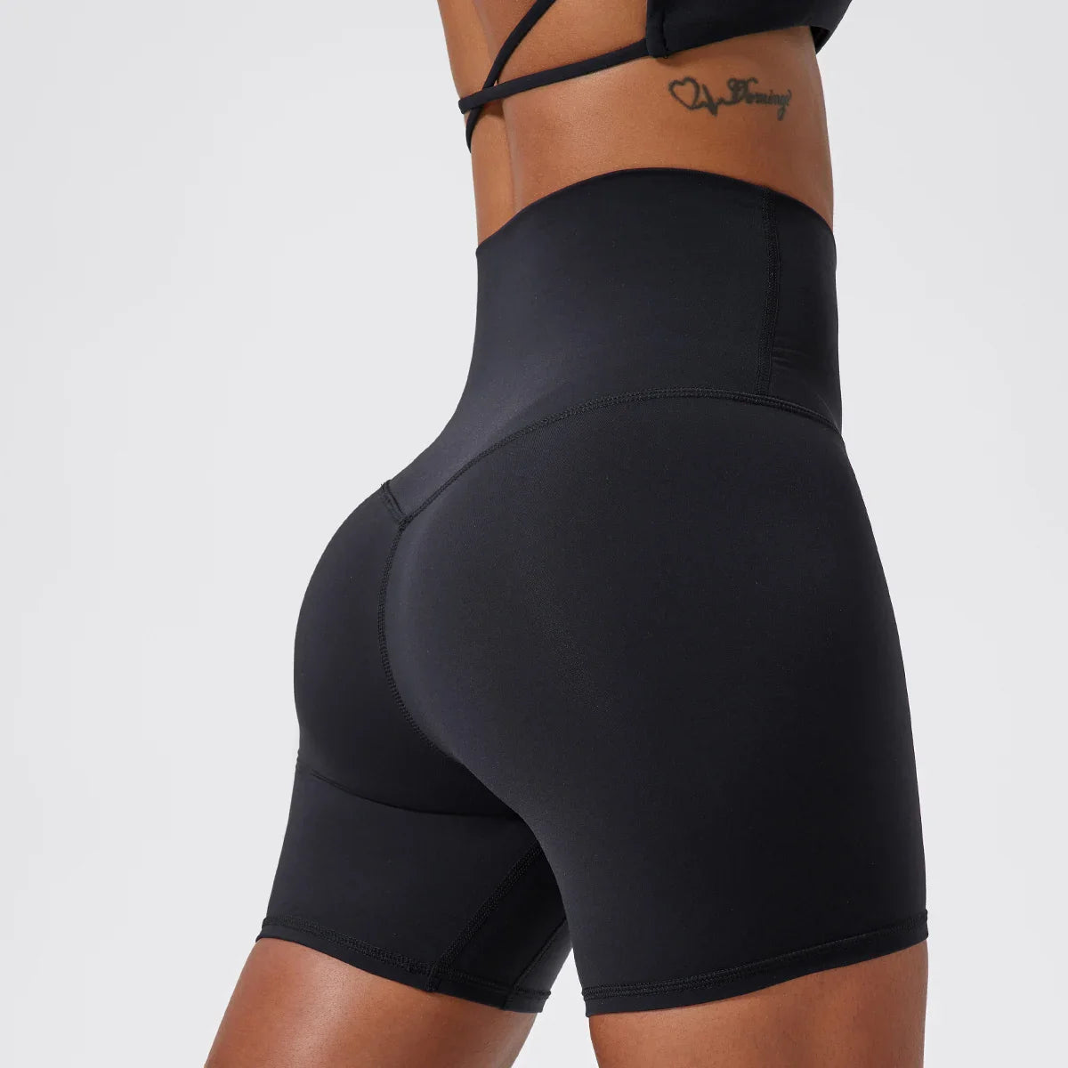 Ultra Comfort High-Waist Yoga Shorts THRIXINE