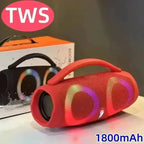 Portable Waterproof 100W High Power Bluetooth Speaker RGB Colorful Light Wireless Subwoofer 360 Stereo Surround TWS FM Boom Box Lootquake LLC