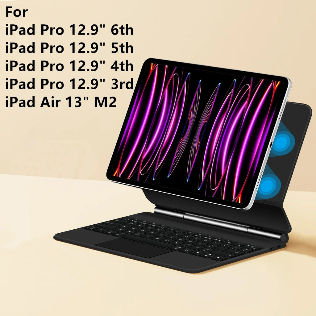 Magic Keyboard Case For iPad Pro 11 inch 12.9" M2 13 M4 Air 4th 5th ipad10 10th 10.9 Smart Cover Multi-touch Magnetic backlight Lootquake LLC