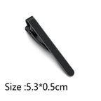 Simple Tie Clip Men Metal Copper Necktie Bar Clip Gold Silver Black 3 Bright Colors Best Gifts For Your Father Lover And Friends  Simple Classic Bar Clasp Practical Necktie Accessories Fashion Men Tie Clips Luxury Clothing Jewelry Stevvex