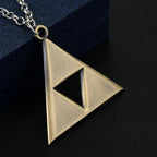 Breath of the Wild Vintage Necklace for Men Women LoZ Game Triforce Triangle Amulet Choker Necklace Cosplay Party Jewelry Gifts Lootquake LLC