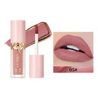 QIBEST 10 Colors Nude Matte Liquid Lipstick Waterproof Silky Lip Gloss Non-Stick Cup Lasting Purple Red Lip Tint Durable Makeup Lootquake LLC