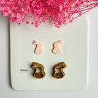 Easter Series Cute Cartoon Rabbit Carrot Shape Polymer Clay Cutters For DIY Earrings Jewelry Makings Embossing Cutting Die Lootquake LLC