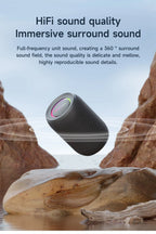 Zealot-S32PRO Powerful Bluetooth Speaker, Bass Wireless, LED Light, Outdoor Speakers, Subwoofer, Waterproof Sound Box Support Lootquake LLC