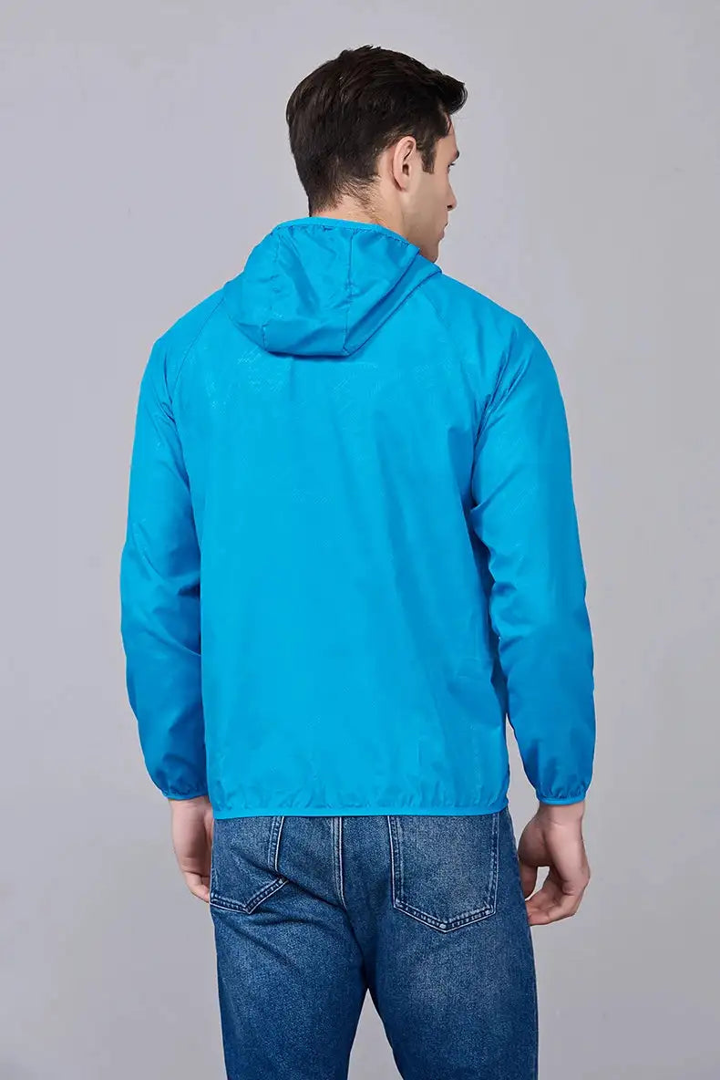 LNGXO Unisex Hiking Jacket Men Women Waterproof Quick Dry Camping Windbreaker Trekking Fishing Rain Coat Outdoor Anti UV Clothes