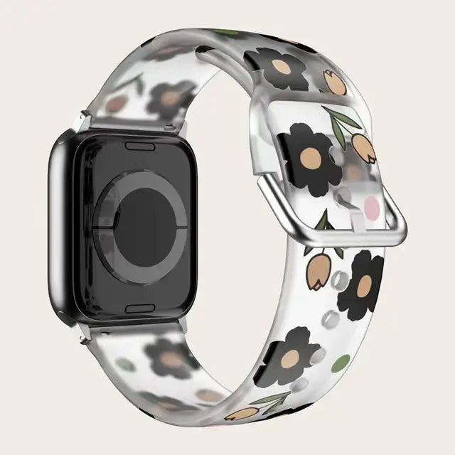 Apple Watch Silicone Strap - Colorful Floral Pattern Band BandsCo Straps