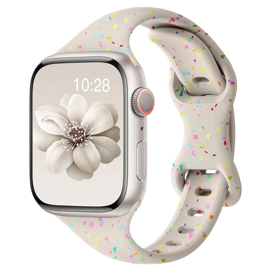 Apple Watch Silicone Band - Soft Flexible Design - Colorful