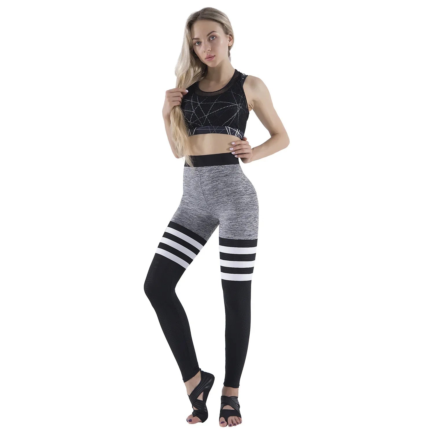 FlexFit Seamless High-Waist Quick-Dry Leggings THRIXINE