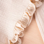 Summer Kids Cotton Casual 2pcs Toddler Girls Solid Color Sleeveless Top + Ruffle Pants Set Comfortable Fashion Hot Sale