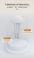 Jellyfish Cartoon Nihgt Light RGB Voice Control Jellyfish Bedside Lamp Type-C LED Night Lamp Upgraded Bluetooth Humidifier Model