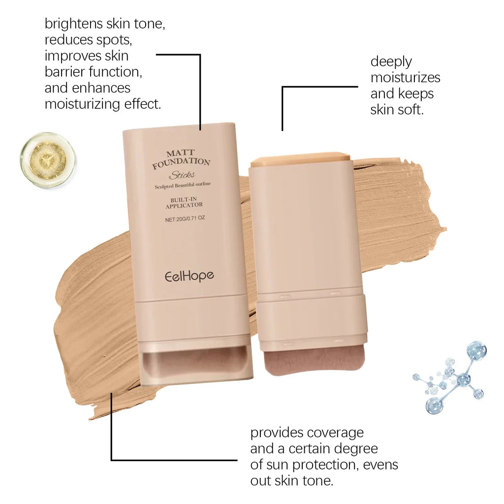 Eelhope Concealer Foundation Cream Long-Lasting Makeup Full Coverage Lightweight Waterproof Foundation Face Concealer Cosmetics Lootquake LLC