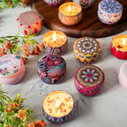 1Pcs/Box Scented Candle Set Gift Islamic Arabian Patterns Fragrance Candle Jar DIY Smokeless Couples Romantic Incense Candles Lootquake LLC