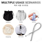 Bendable Spring Drawstring Threader, Flexible Metal Elastic Band Rope Threading Tool, for Sweatpants Hoodies, Sewing Accessories