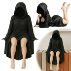 Mysterious Statue Gothic Resin Ornaments Mysterious Statue Home Desktop Sculpture Halloween Decoration Lootquake LLC