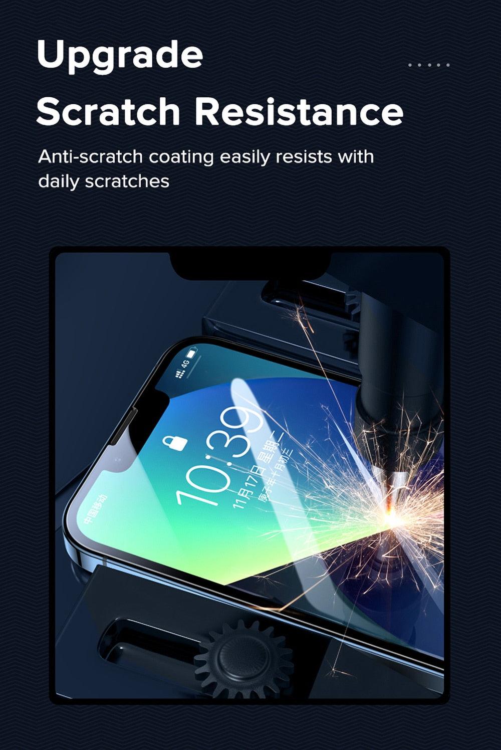 2PCS 9H Tempered Glass For iPhone 13 Pro Max 12 11 X XR XS 7 8 8P Max Full Cover Ultra-HD Screen Protector for iPhone 13 Tempered Glass Film with Auto Alignment Tool Easy Installation 99% HD Clear 9H Hardness Bubble Free Screen Protector For iPhone Stevvex