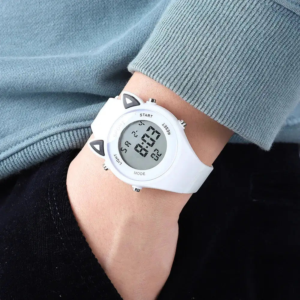 Children Electronic Watches for Girls and Boys Analog Digital Sport Led Simple Electronic Waterproof Wrist Watch Kids Relogio