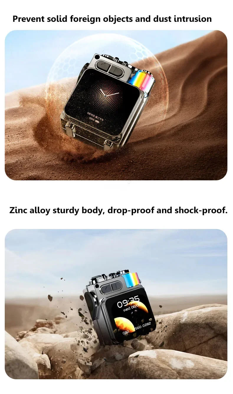 Smart Touch Screen Bluetooth Speaker Mini Portable Audio Player Wireless Handsfree Call MP3 Music Box Support TF Play APP Contro Lootquake LLC