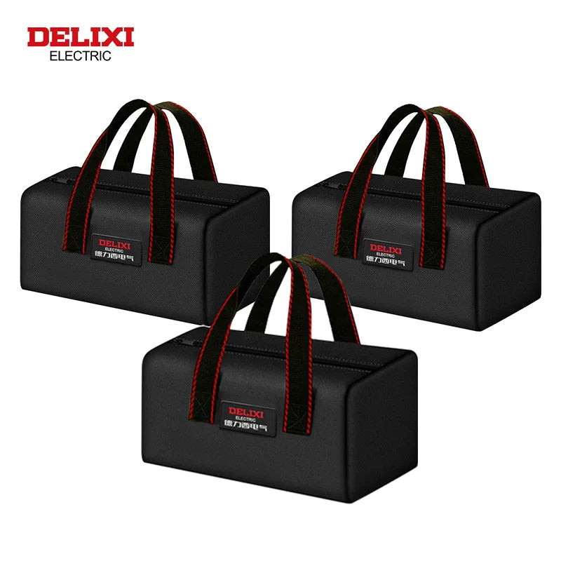 DELIXI ELECTRIC Tool Bag Oxford Cloth Portable Storage Bag, Professional Electrician and Carpenter Repair, Home Storage, HandBag Lootquake LLC