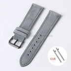 Motorola Moto Vintage Suede Leather Quick Release Watch Band Strap