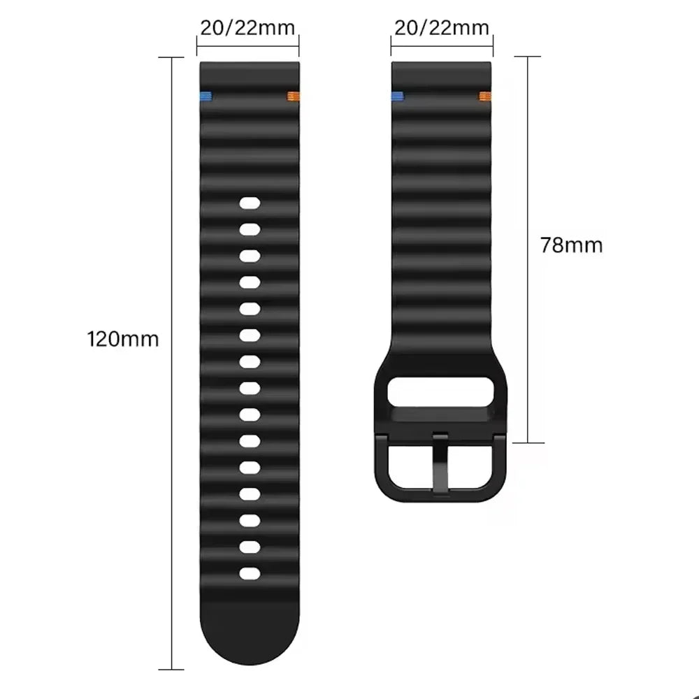 Amazfit Silicone Band for Smartwatch Durable Sport Wrist Strap