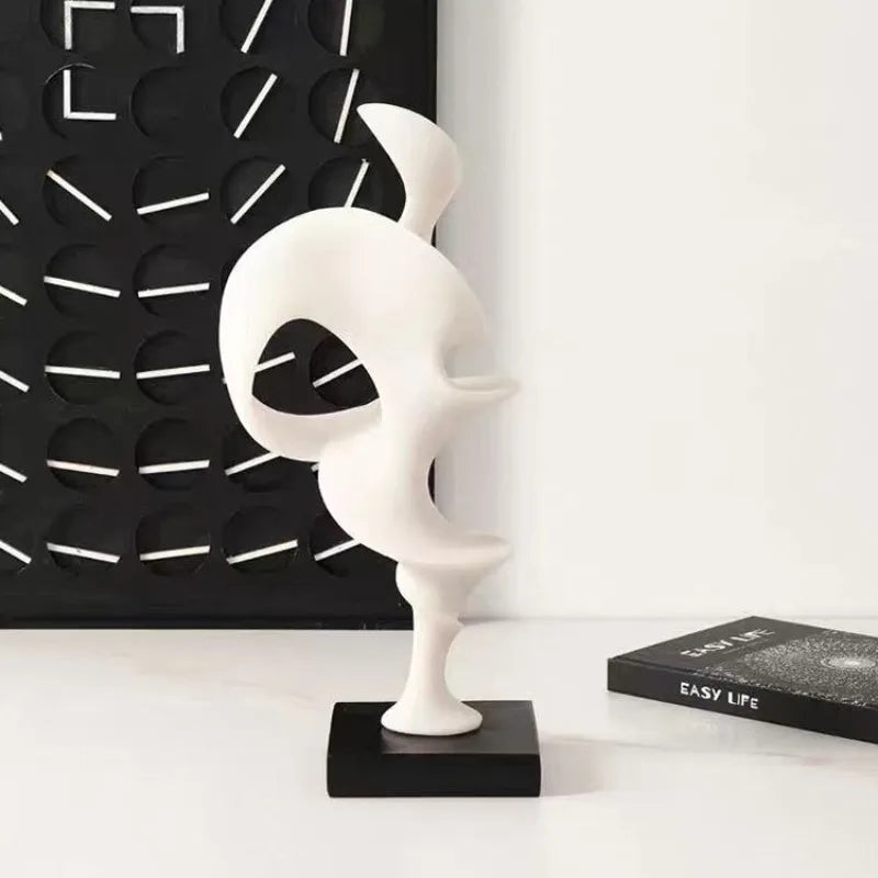 Creative Figurines Miniatures Abstract Sculpture Living Room Desktop Decoration Sculptures Modern Interior Aesthetic Ornaments Lootquake LLC
