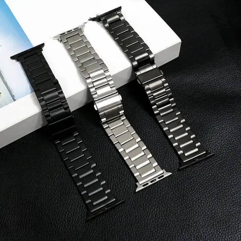 Apple Watch Stainless Steel Band - Sleek Durable Design - SJB-DIAMOND ELITES