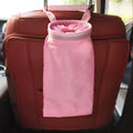Car Garbage Bin Oxford Cloth Black Auto Trash Bag Hanging Seat Back Storage Bag Trash Can Organizer Accessories Interior