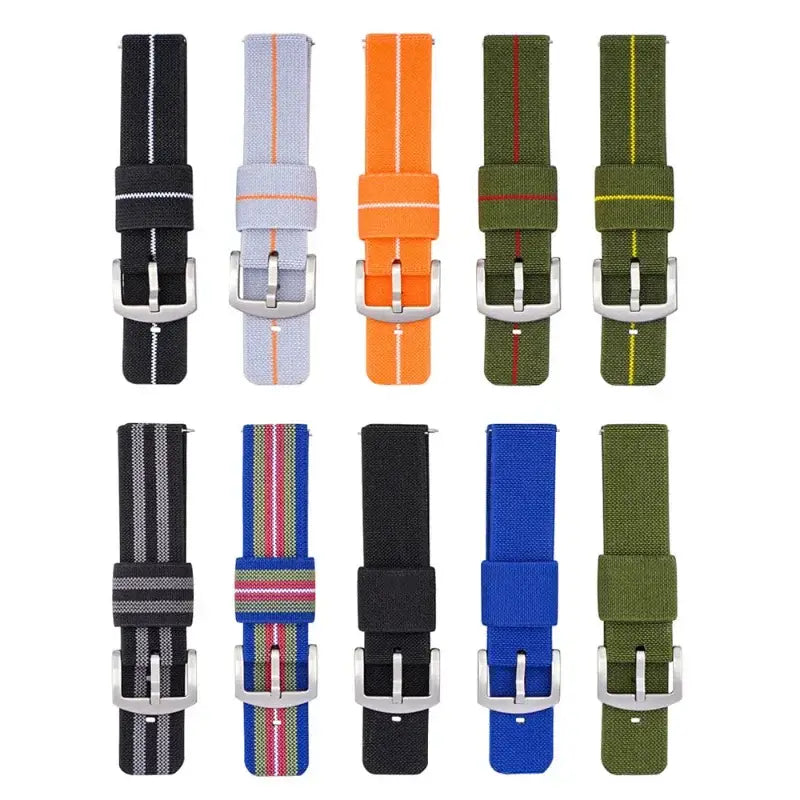 Nylon Samsung Galaxy Watch Strap - Versatile Comfortable Fit - SJB-DIAMOND ELITES