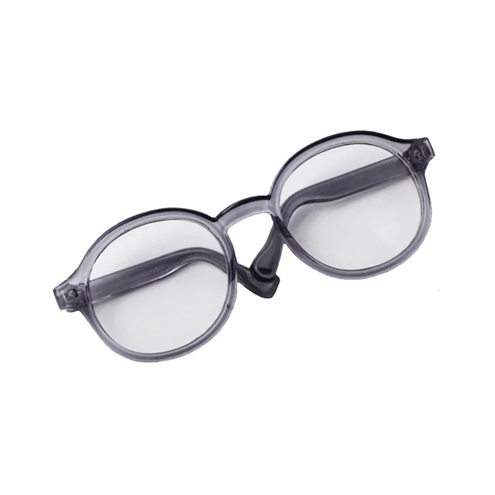 Labubu 6.5cm Transparent Plastic Glasses for 1/8 1/6 1/3 1/4 BJD for Labubu MSD SD Plush for EXO Doll Sunglasses Lootquake LLC