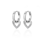 Circle Earrings For Women Vintage Punk Round Baroque Pearl Earrings Stainless Steel Circle Ear Clip Women Jewelry Gift Mujer