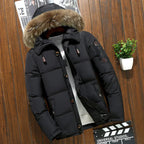Short Solid Color Thick Down Jacket Pi-Mart