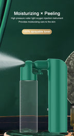 New 80ml Oxygen Injection Instrument Water Replenishing Spray Household Hand-held Face Cold Spray Humidifier Beauty Health Lootquake LLC