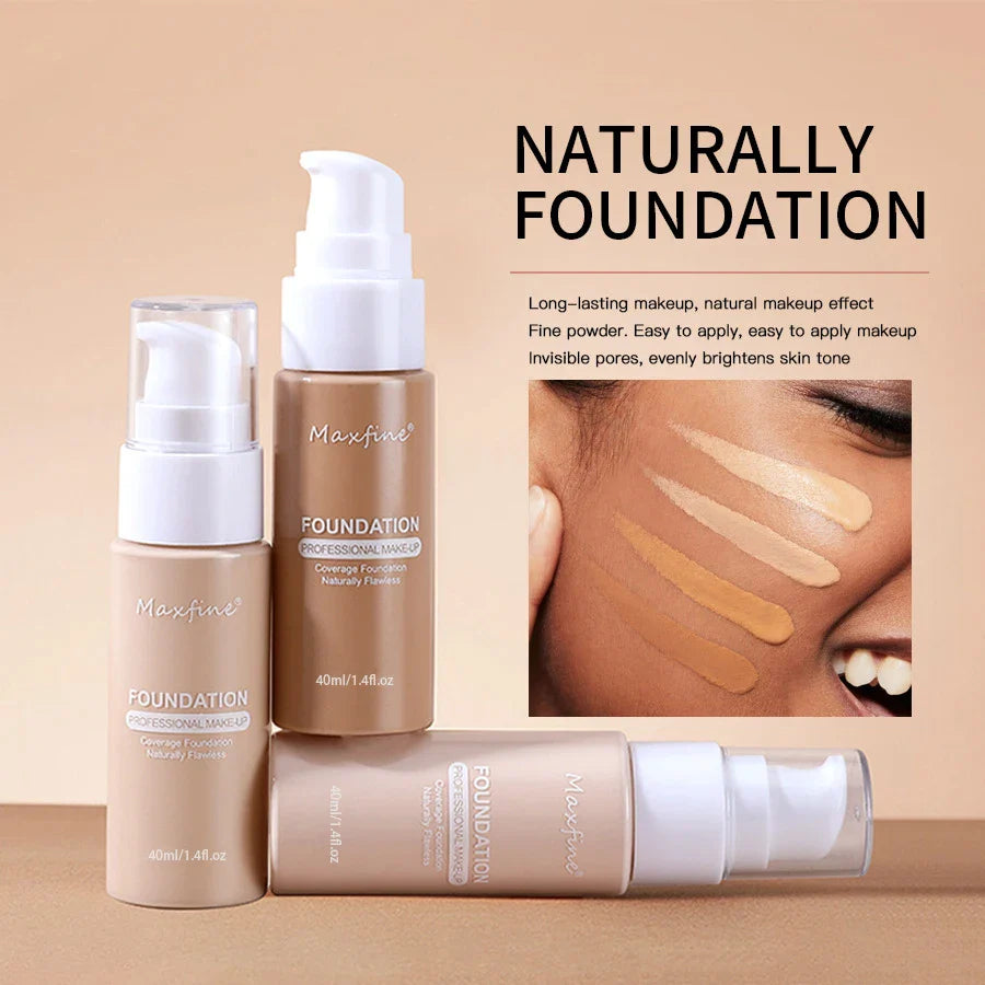 Liquid Foundation Effective Concealer Waterproof Sweat-resistant Makeup Professional Cosmetics Lootquake LLC