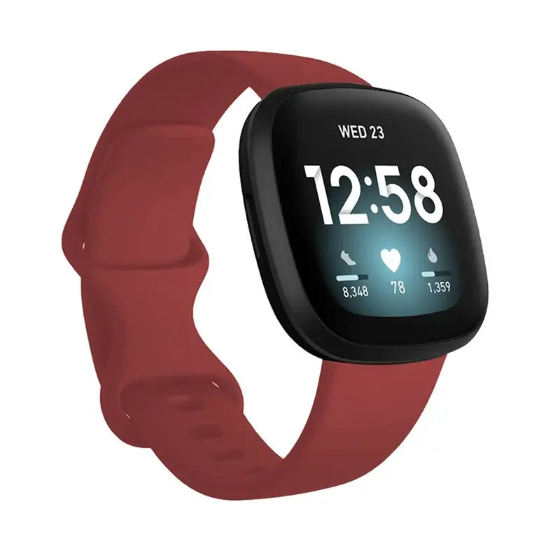 Fitbit Versa & Sense Silicone Band - Durable Stylish Straps - SJB-DIAMOND ELITES