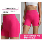 FlexiFit High-Waist Seamless Sports Shorts for Women