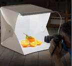Portable Photobox Softbox Light Folding Box For Photo Studio Photography Double Led Cubes To Take Photos Products Shooting Tent