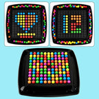 Matching Beads Board Game Educational Montessori Toy Desktop Toy Parent Child Interaction Rainbow Chess Kids Toys Easter Gift