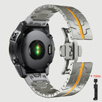 Garmin QuickFit Stainless Steel Strap - Elegant and Durable