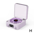 Turntable Bluetooth Speaker With LED Ocean Clock,Hi-Fi Mood Light Audio System For Home Decor & Birthday Gifts Lootquake LLC