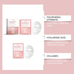 Bio-Collagen Real Deep Mask Hydrolyzed Collagen Soluble Rejuvenation Pore Shrinking  Brightening Refresh Moisturizing Sheet Mask Lootquake LLC