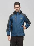 Men Autumn Jacket Camping Hiking Trekking Windbreaker Waterproof With Hood Spring Outdoor Sports Travel Climbing Coats