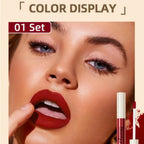 Luxury Matte Lip Gloss Set 12 Waterproof Shades Non Sticky Long Lasting Lipstick Kit For Daily Party Makeup Lootquake LLC