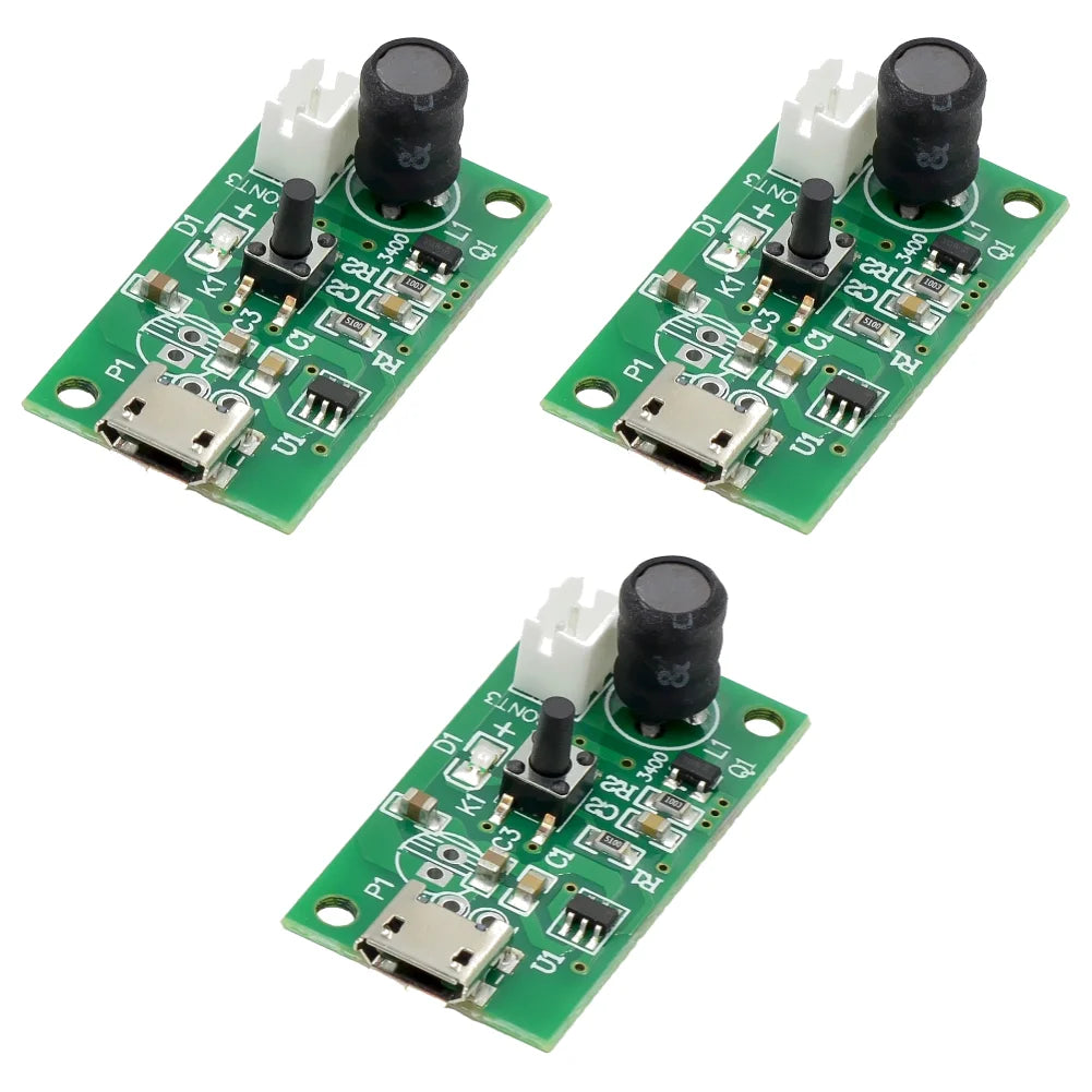 Humidifier Mist Maker and Driver Circuit Board DC 5V Fogger Atomization Film Atomizer Sheet Atomizing Ceramic Humidifier Module Lootquake LLC