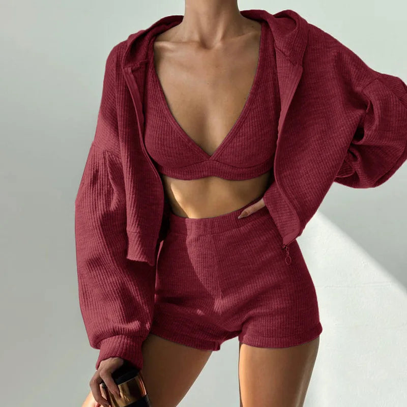 Solid Sport 3-Piece Tracksuit
