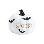 Spooky Resin Pumpkin Decor - Gothic  Tabletop Centerpiece for Halloween Lootquake LLC